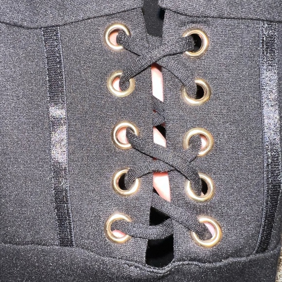 Iris Mini Black Dress. NWOT - Picture 3 of 5